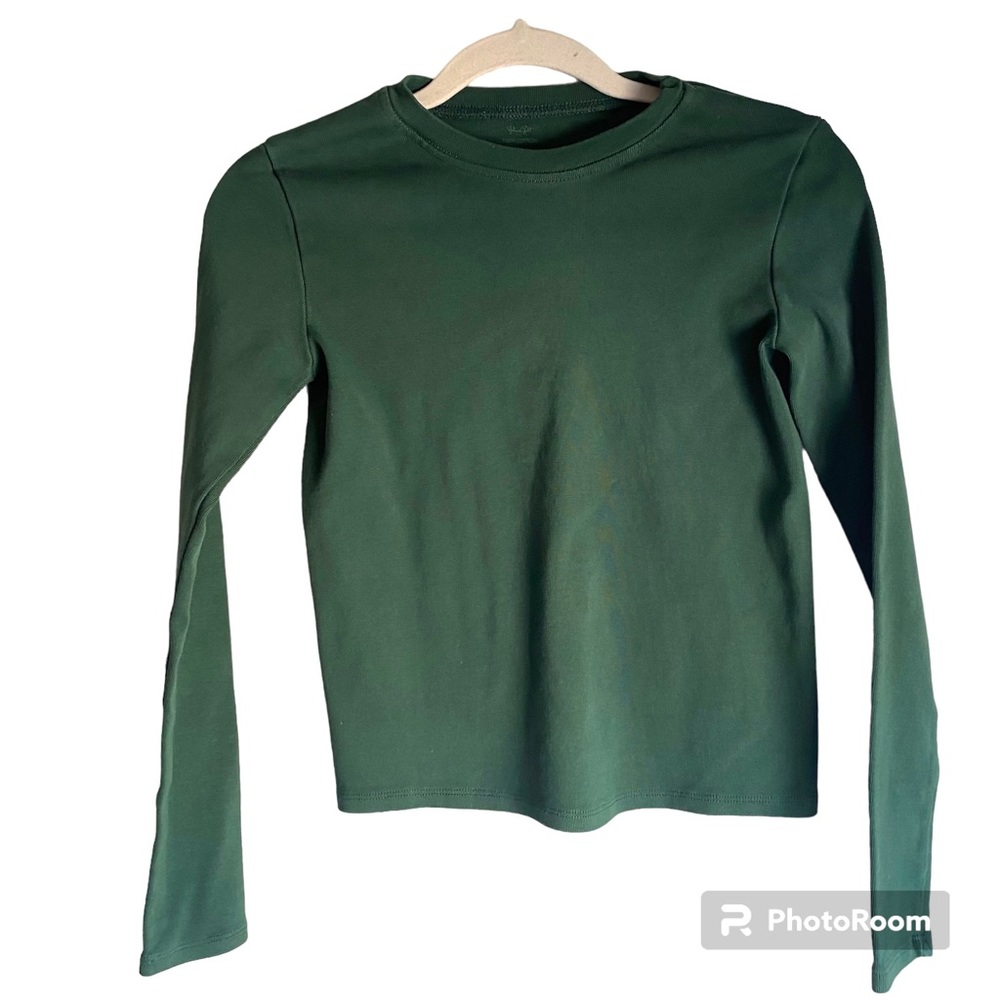 Green John Galt long sleeve top